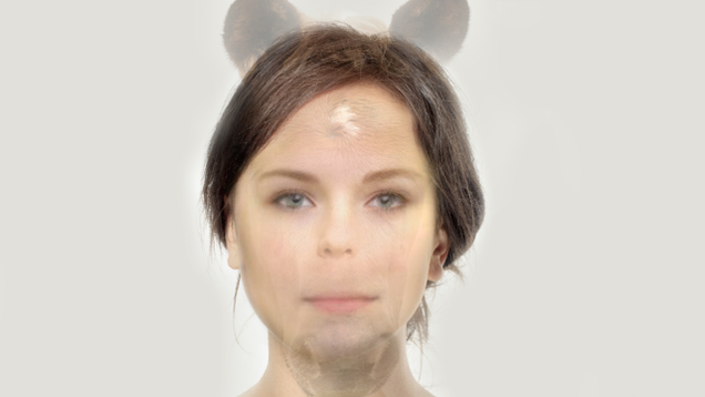 Illustration for article titled The Average Woman: This Anthropologist Blended Thousands Of Faces And One Horse To See What The Average American Woman Looks Like